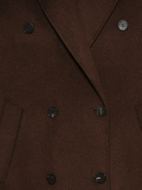 The Frankie Shop Women's Gaia Wool Blend Coat Brown