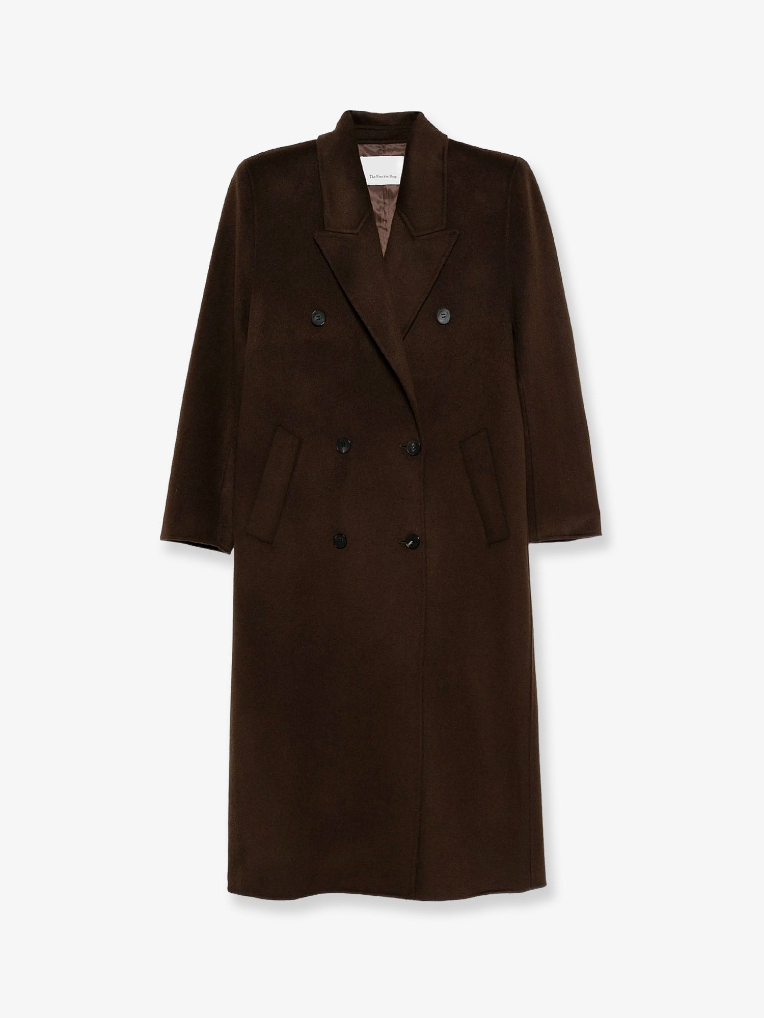 The Frankie Shop Women's Gaia Wool Blend Coat Brown