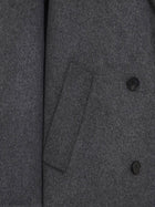 The Frankie Shop Women's Gaia Wool Coat Grey, view 3