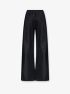The Row Women's Gala Silk Trousers Black, view 2