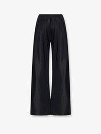 The Row Women's Gala Silk Trousers Black