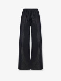 The Row Women's Gala Silk Trousers Black