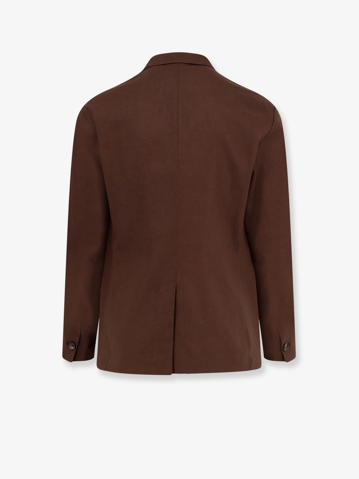 Hevò Men's Galatina Linen and Viscose Suit Brown