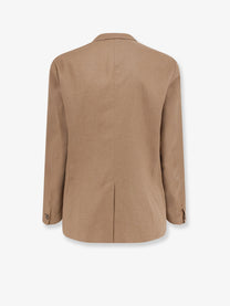 Hevò Men's Galatina Viscose and Linen Suit Beige