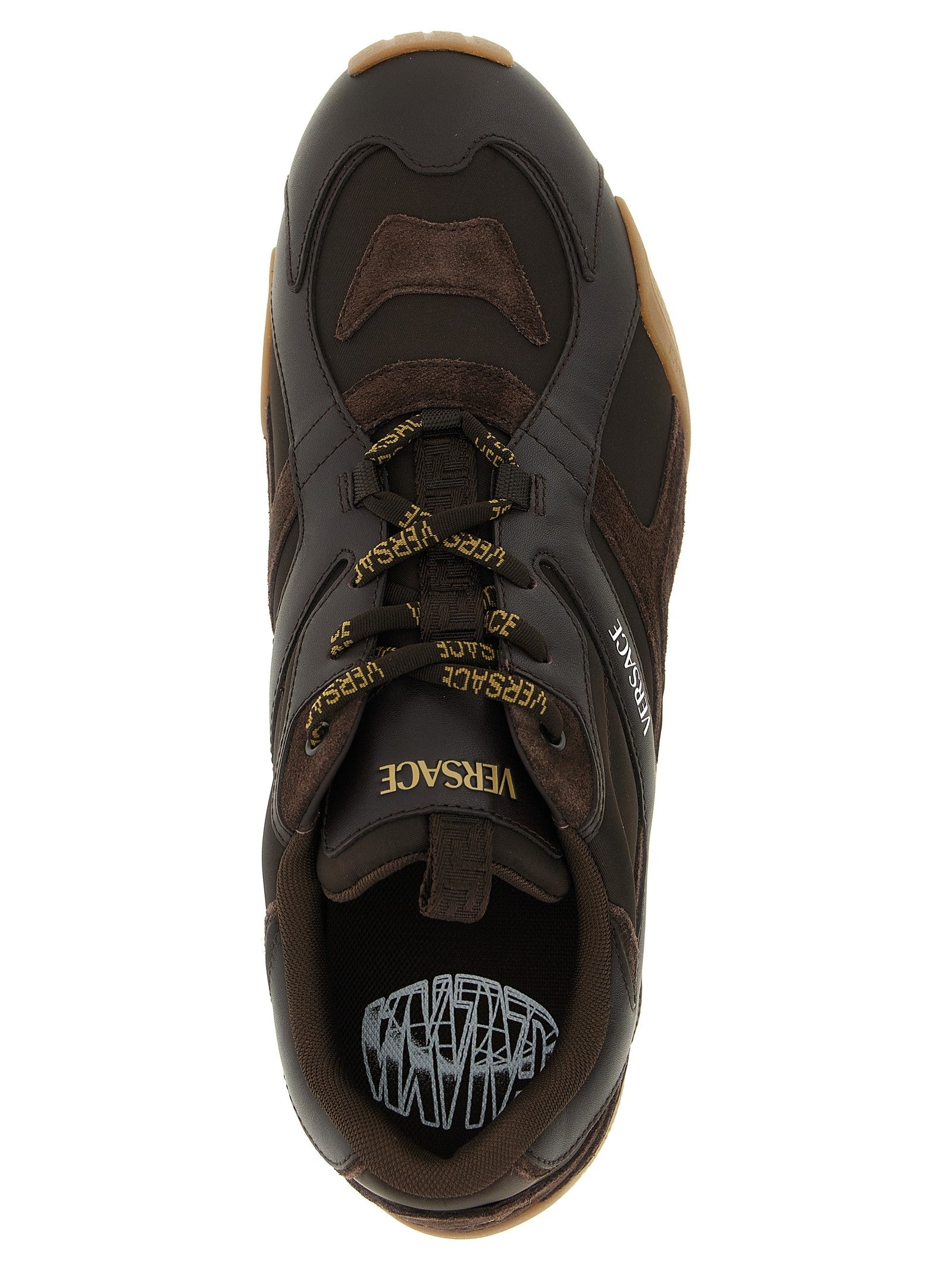 Versace Galaxia Sneakers Brown