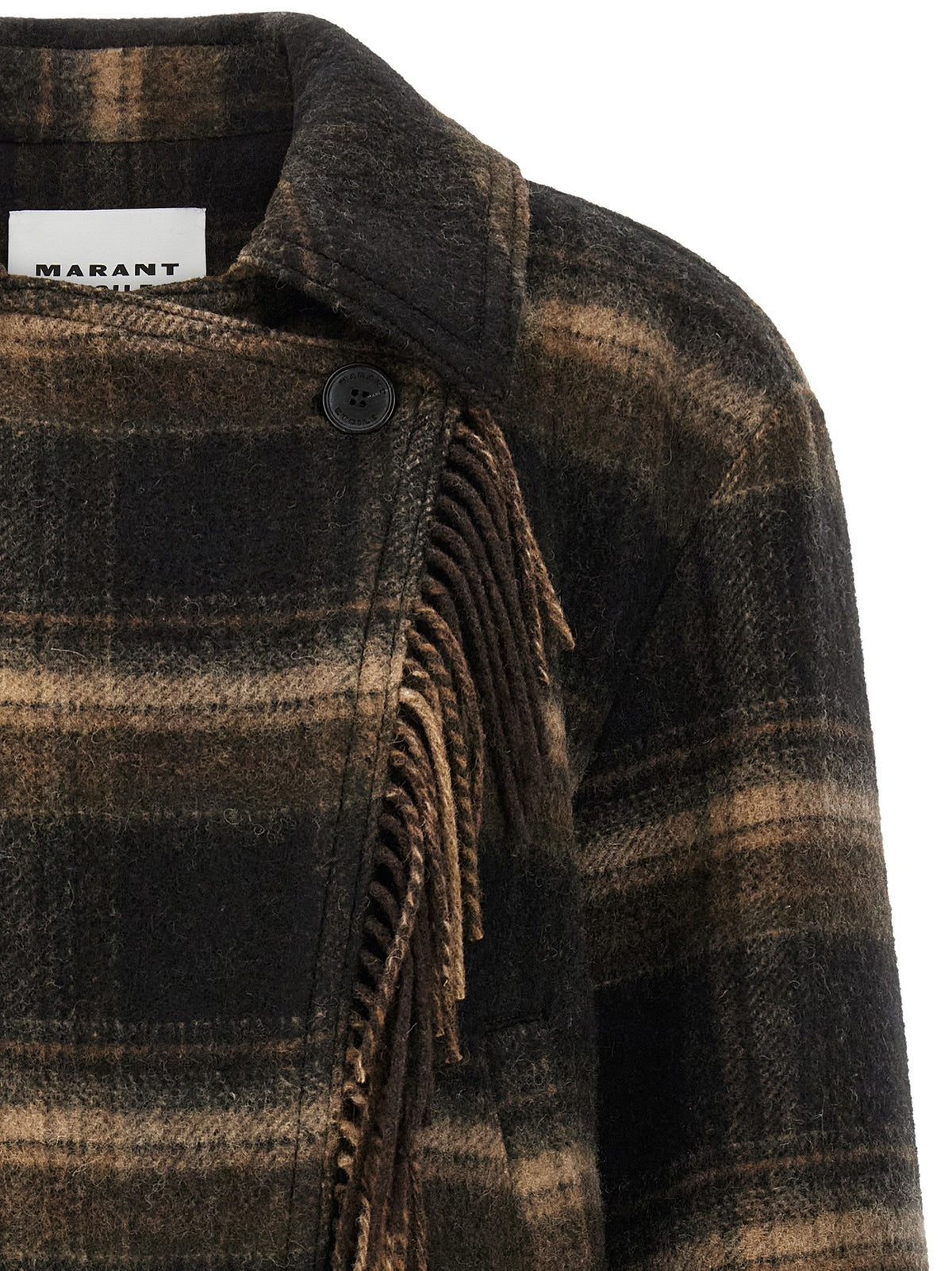 Isabel Marant Étoile Galeane Coat Brown, view 3