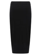 Max Mara Gamma Knit Sheath Skirt Black, view 2