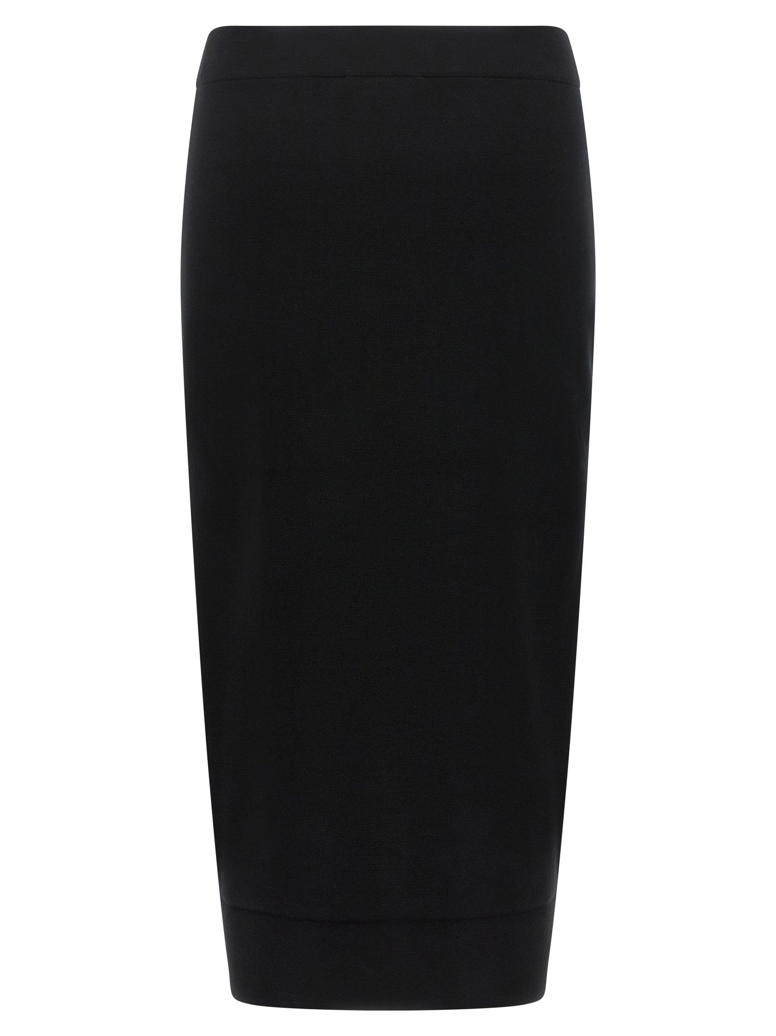 Max Mara Gamma Knit Sheath Skirt Black