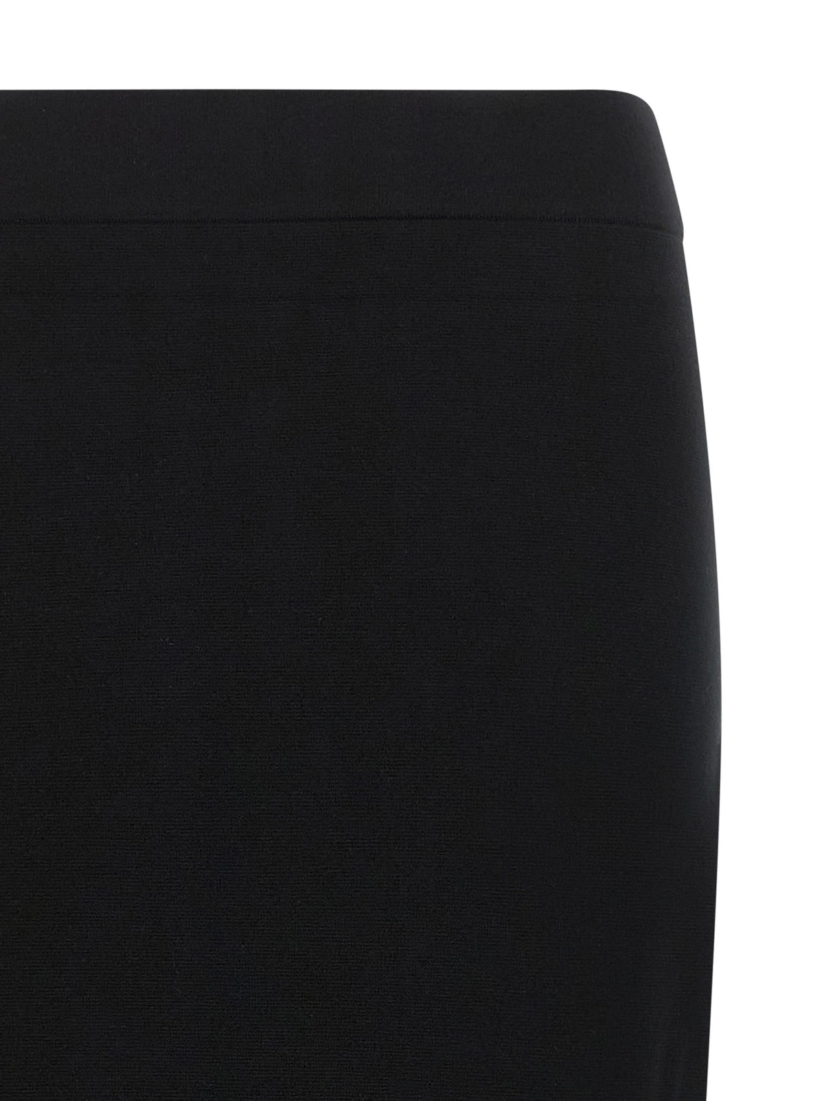 Max Mara Gamma Knit Sheath Skirt Black, view 3