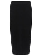 Max Mara Gamma Knit Sheath Skirt Black