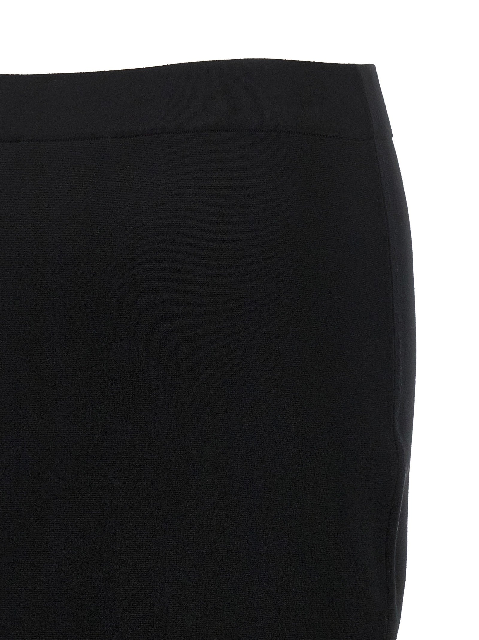 Max Mara Gamma Knit Sheath Skirt Black