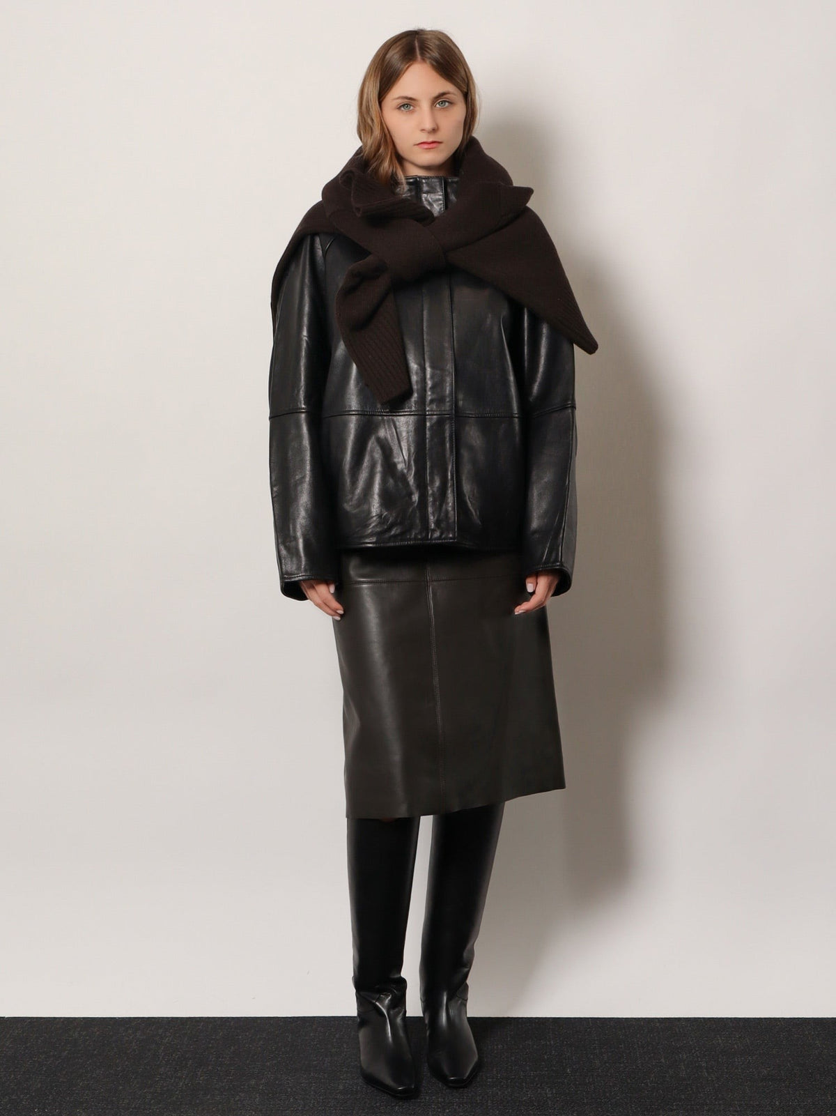 Soeur Women's Gamma Leather Jacket Black