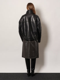 Soeur Women's Gamma Leather Jacket Black