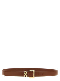Ferragamo Gancini Belt Brown