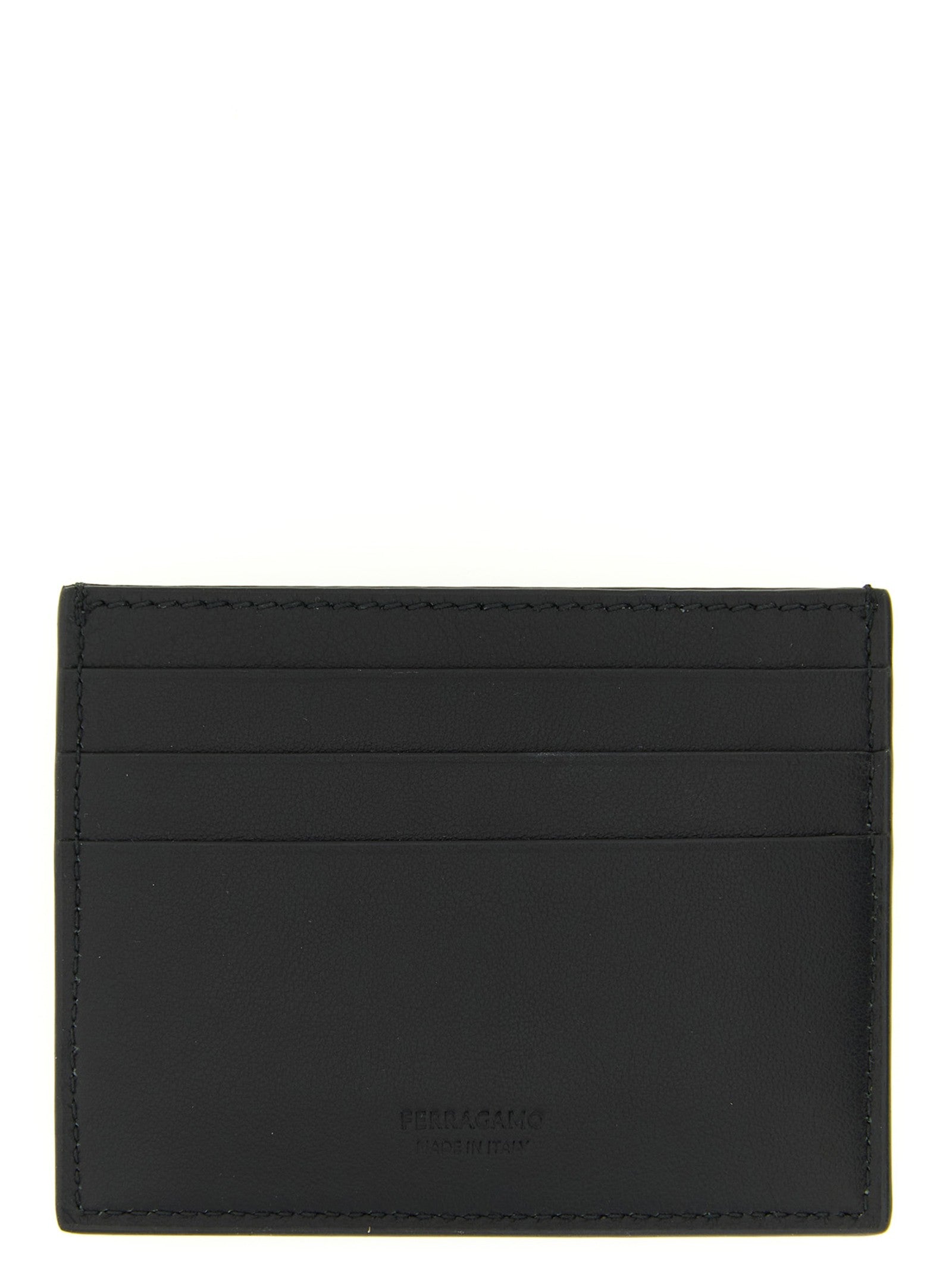 Ferragamo Gancini Card Holder Black