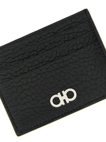 Ferragamo Gancini Card Holder Black