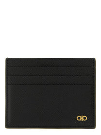 Ferragamo Gancini Card Holder Black