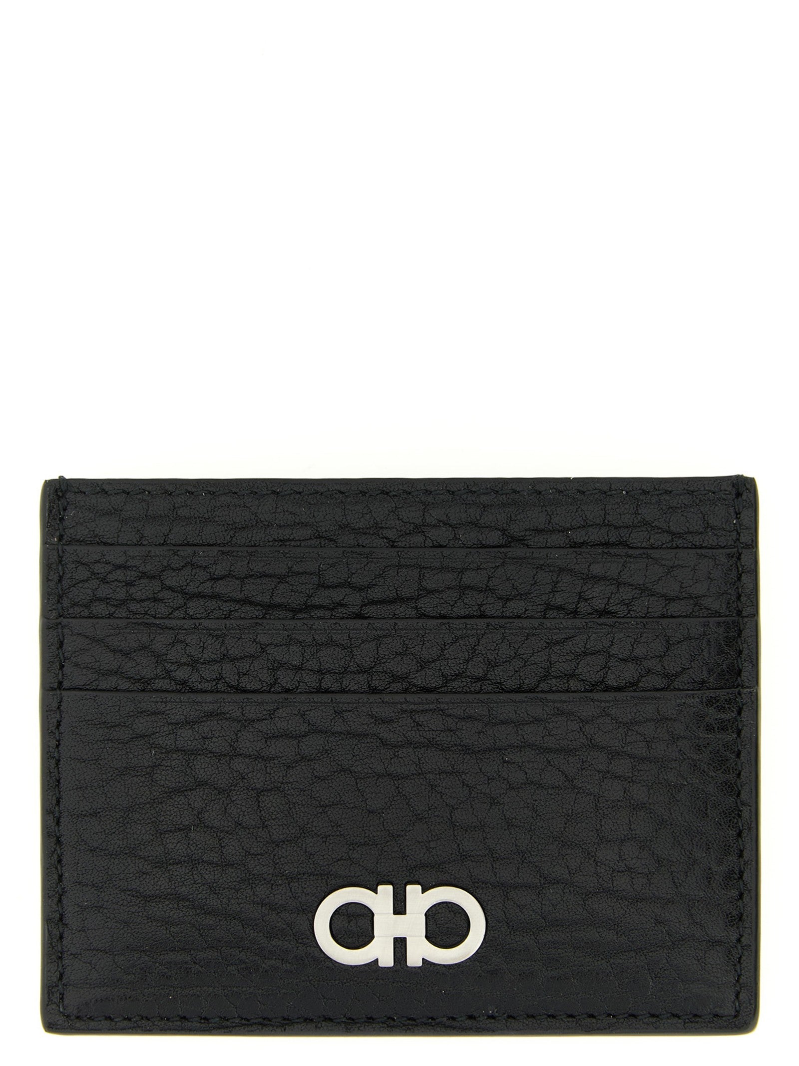 Ferragamo Gancini Card Holder Black