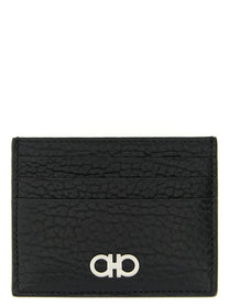 Ferragamo Gancini Card Holder Black