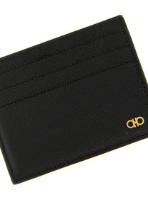 Ferragamo Gancini Card Holder Black