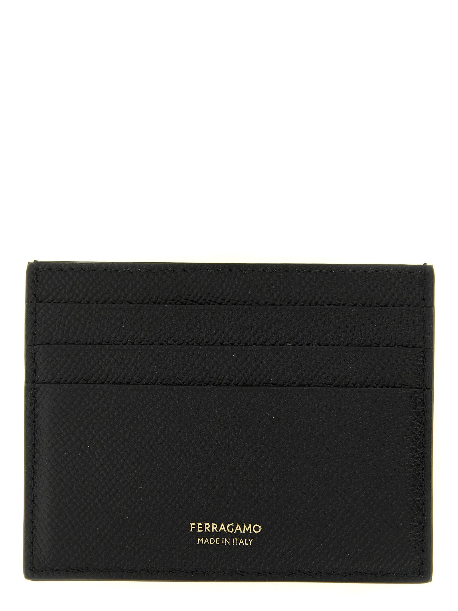 Ferragamo Gancini Card Holder Black