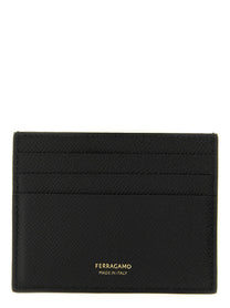 Ferragamo Gancini Card Holder Black