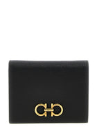 Ferragamo Gancini Compact Wallet Black