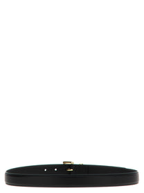 Ferragamo Gancini Double Belt Black