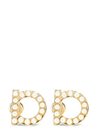 Ferragamo Gancini Earrings Gold