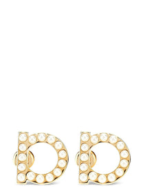 Ferragamo Gancini Earrings Gold