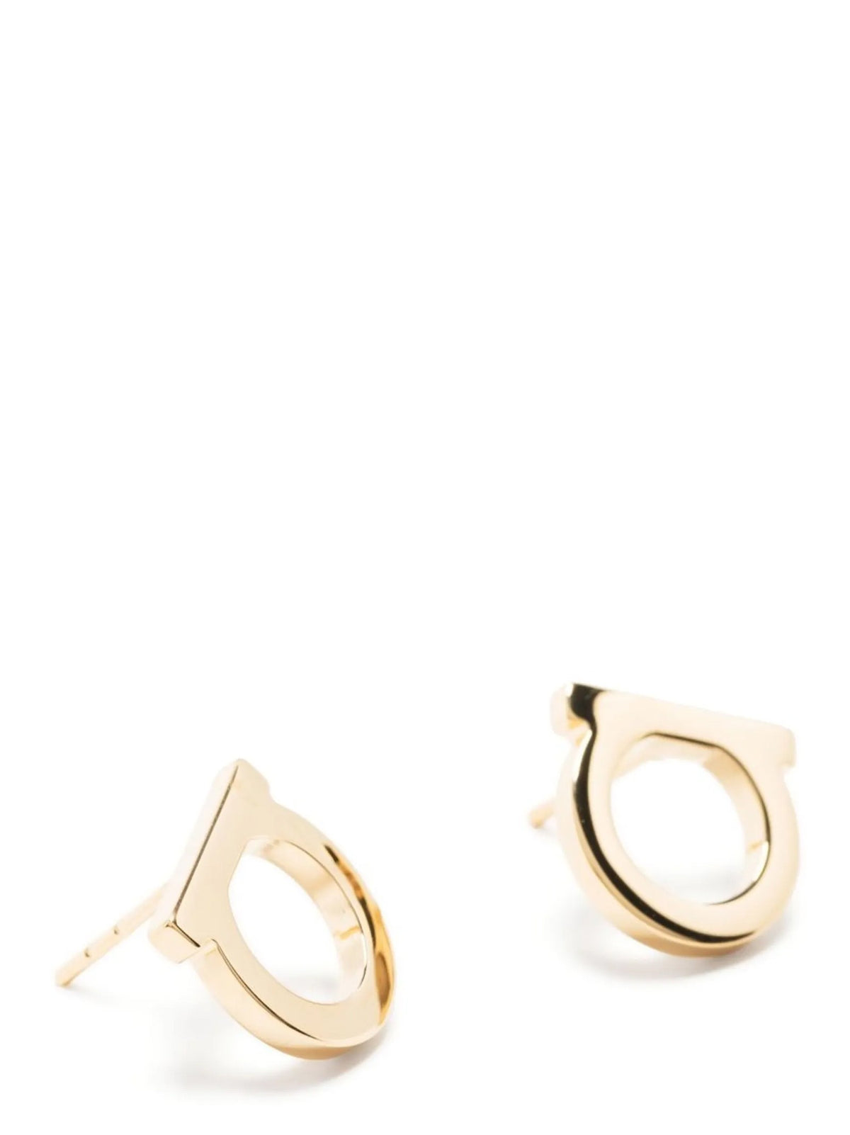 Ferragamo Gancini Earrings Gold