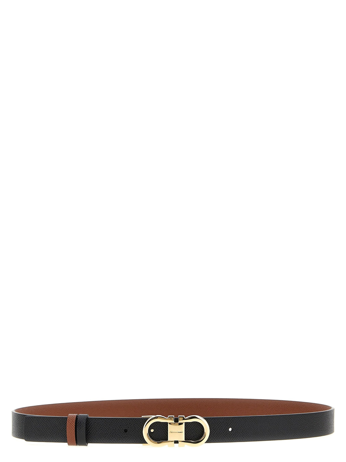 Ferragamo Gancini Reversible Belt Gold