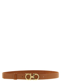 Ferragamo Gancini Reversible Belt Brown