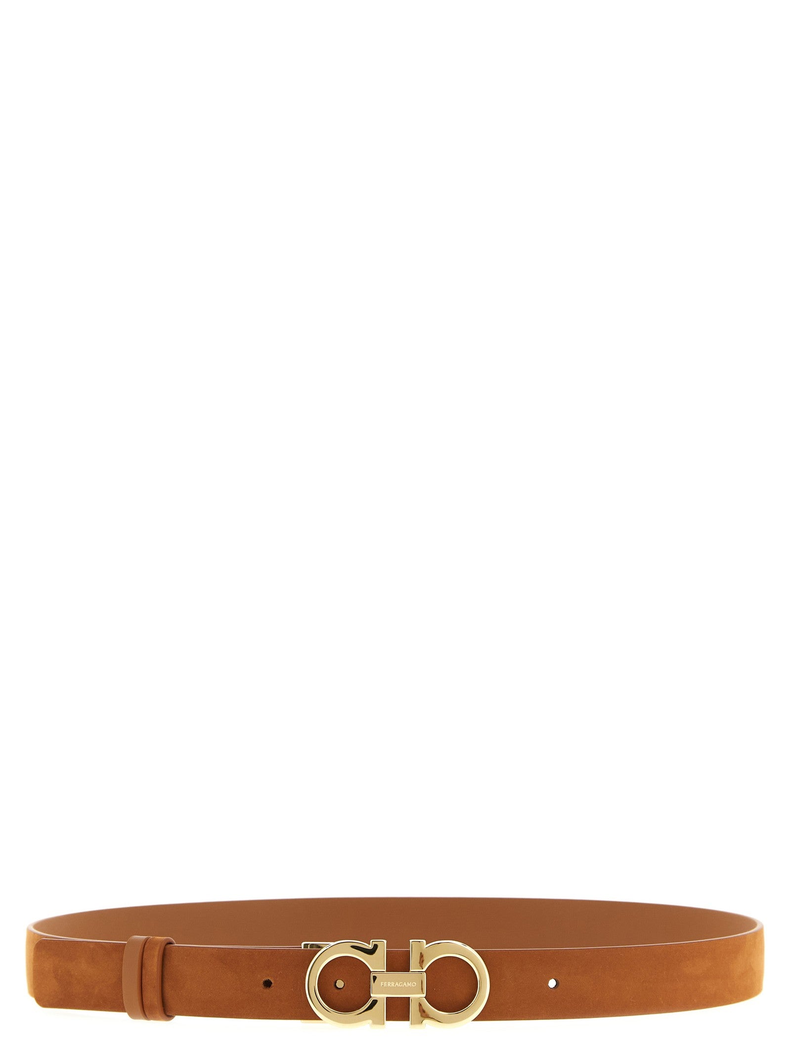 Ferragamo Gancini Reversible Belt Brown