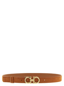 Ferragamo Gancini Reversible Belt Brown