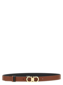 Ferragamo Gancini Reversible Belt Gold