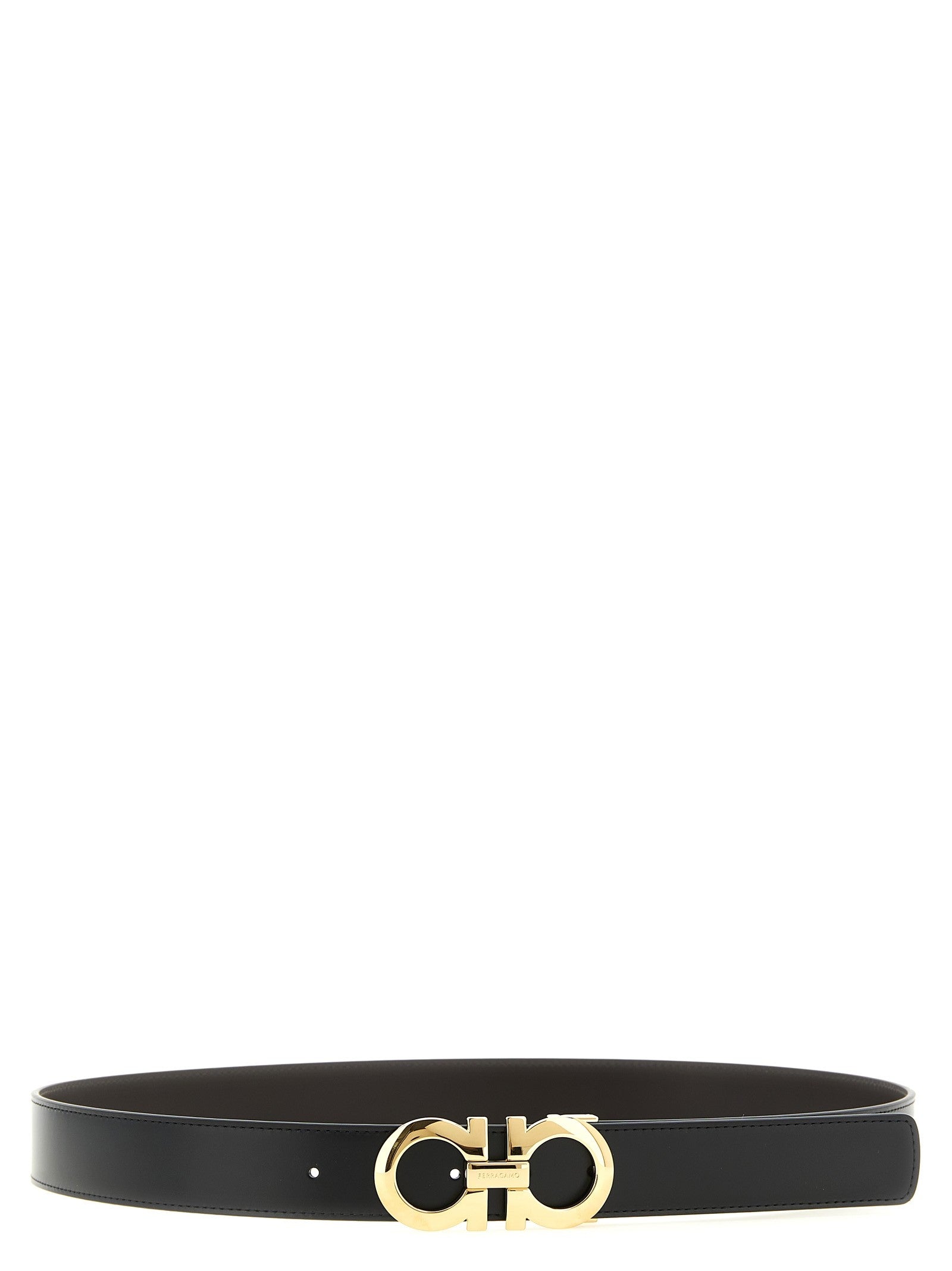 Ferragamo Gancini Reversible Belt Gold