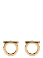Ferragamo Gancini Earrings Gold
