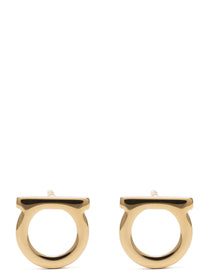 Ferragamo Gancini Earrings Gold
