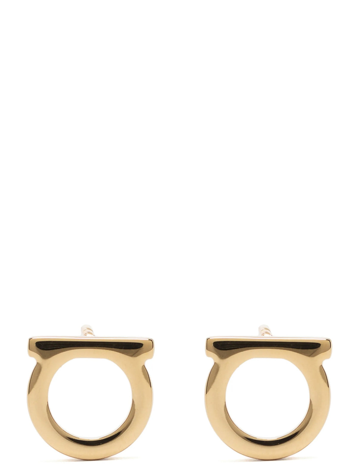 Ferragamo Gancini Earrings Gold