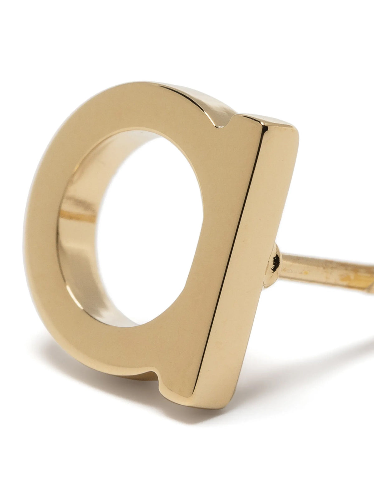 Ferragamo Gancini Earrings Gold