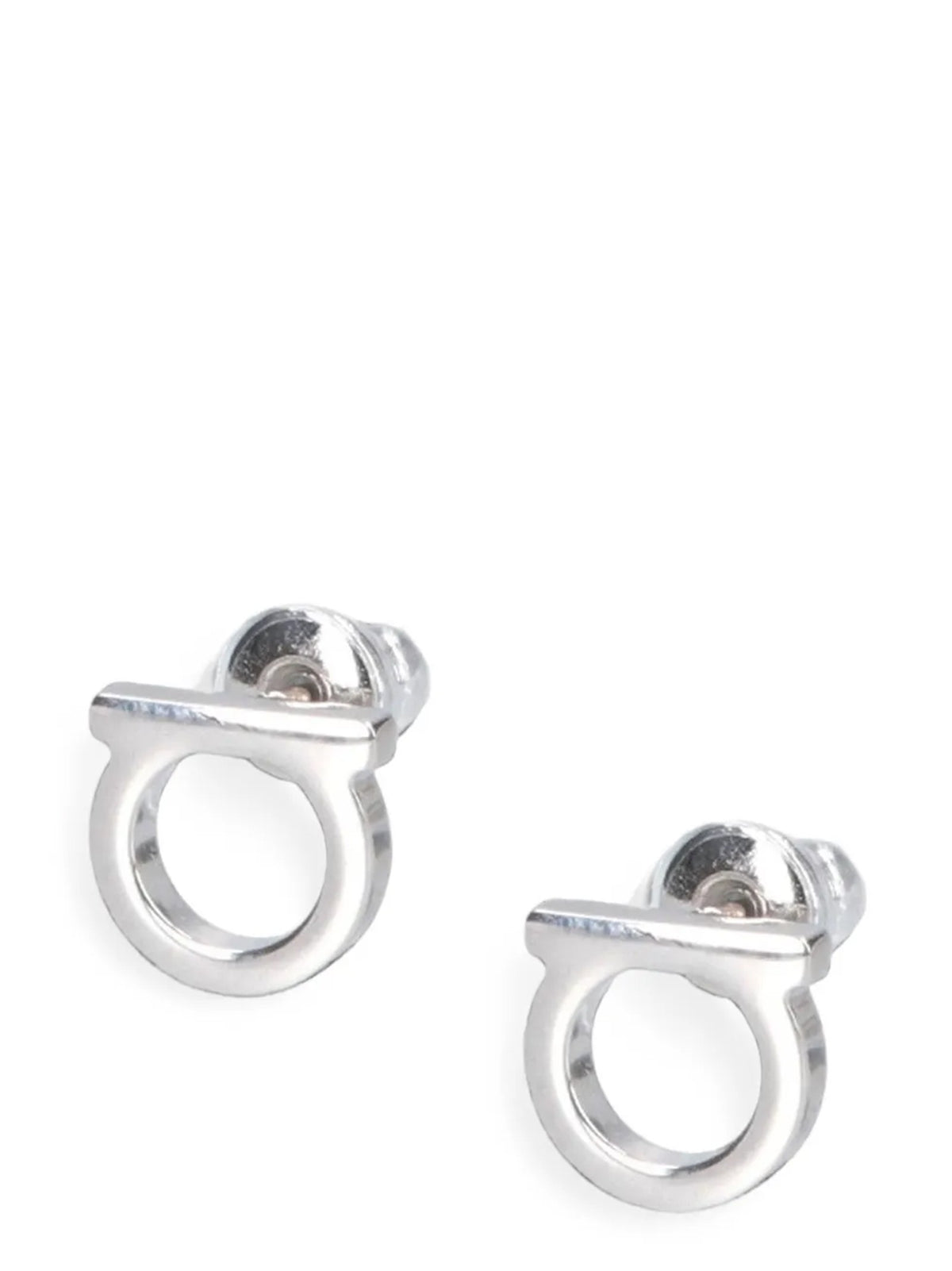 Ferragamo Gancini Earrings Silver