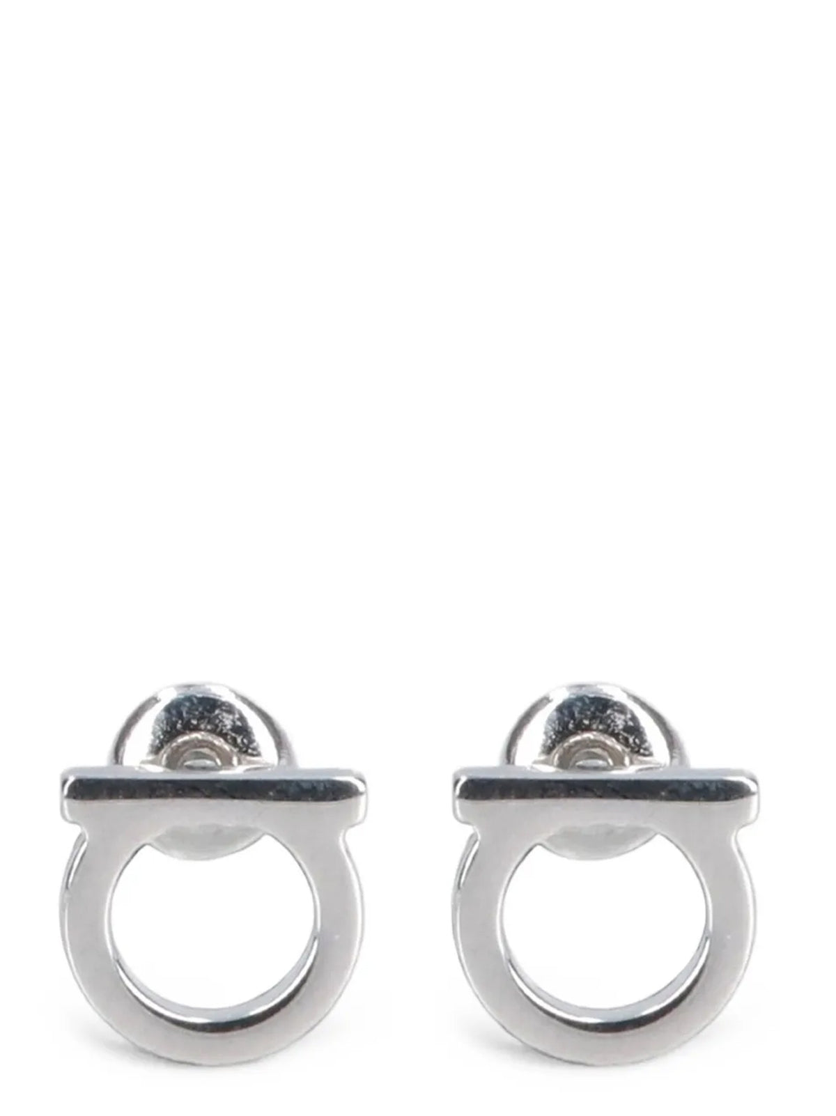 Ferragamo Gancini Earrings Silver