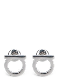 Ferragamo Gancini Earrings Silver