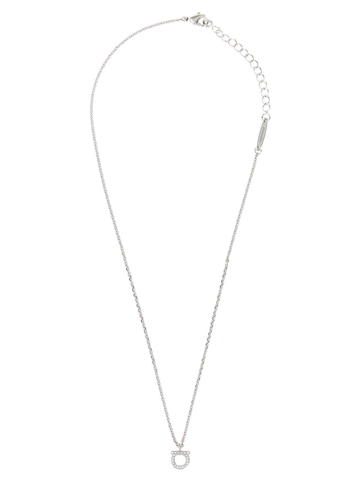 Ferragamo Gancini ( ) Necklace Silver