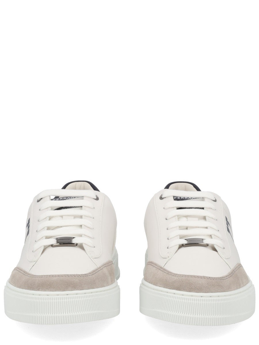 Ferragamo Men's Gancini Sneaker Black