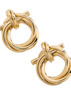 Ferragamo Gancini Torchon ( ) Earrings Gold