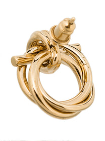 Ferragamo Gancini Torchon ( ) Earrings Gold