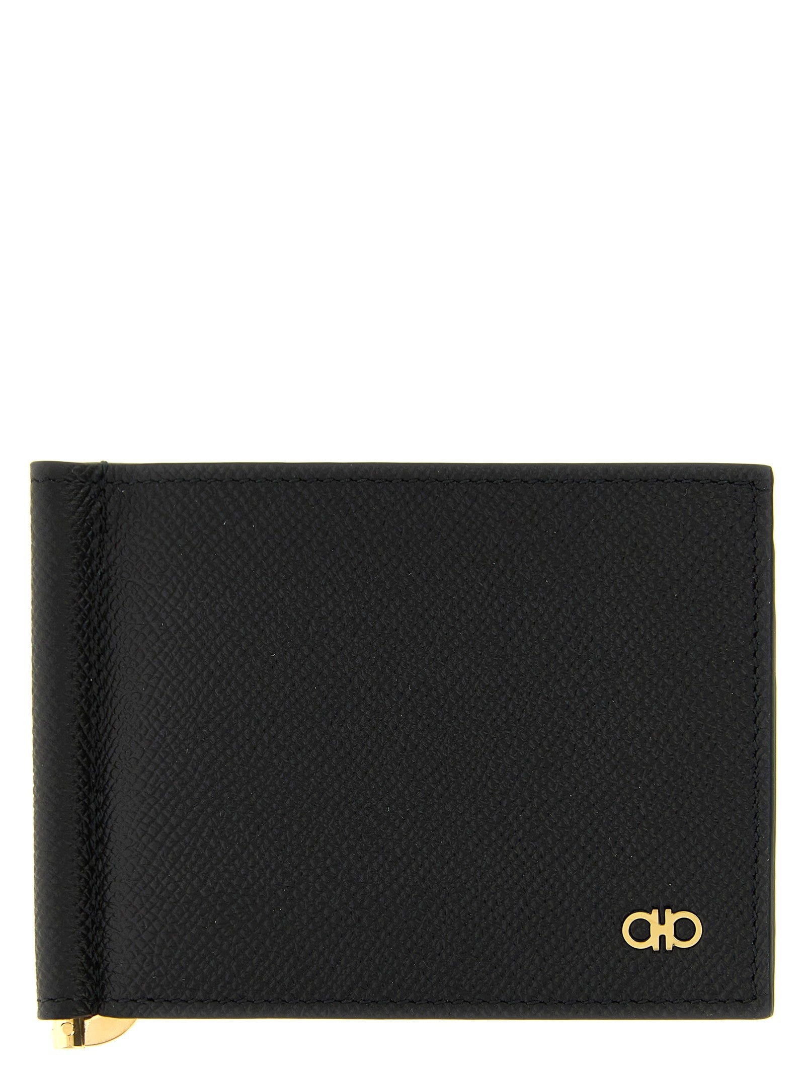 Ferragamo Gancini Wallet Black