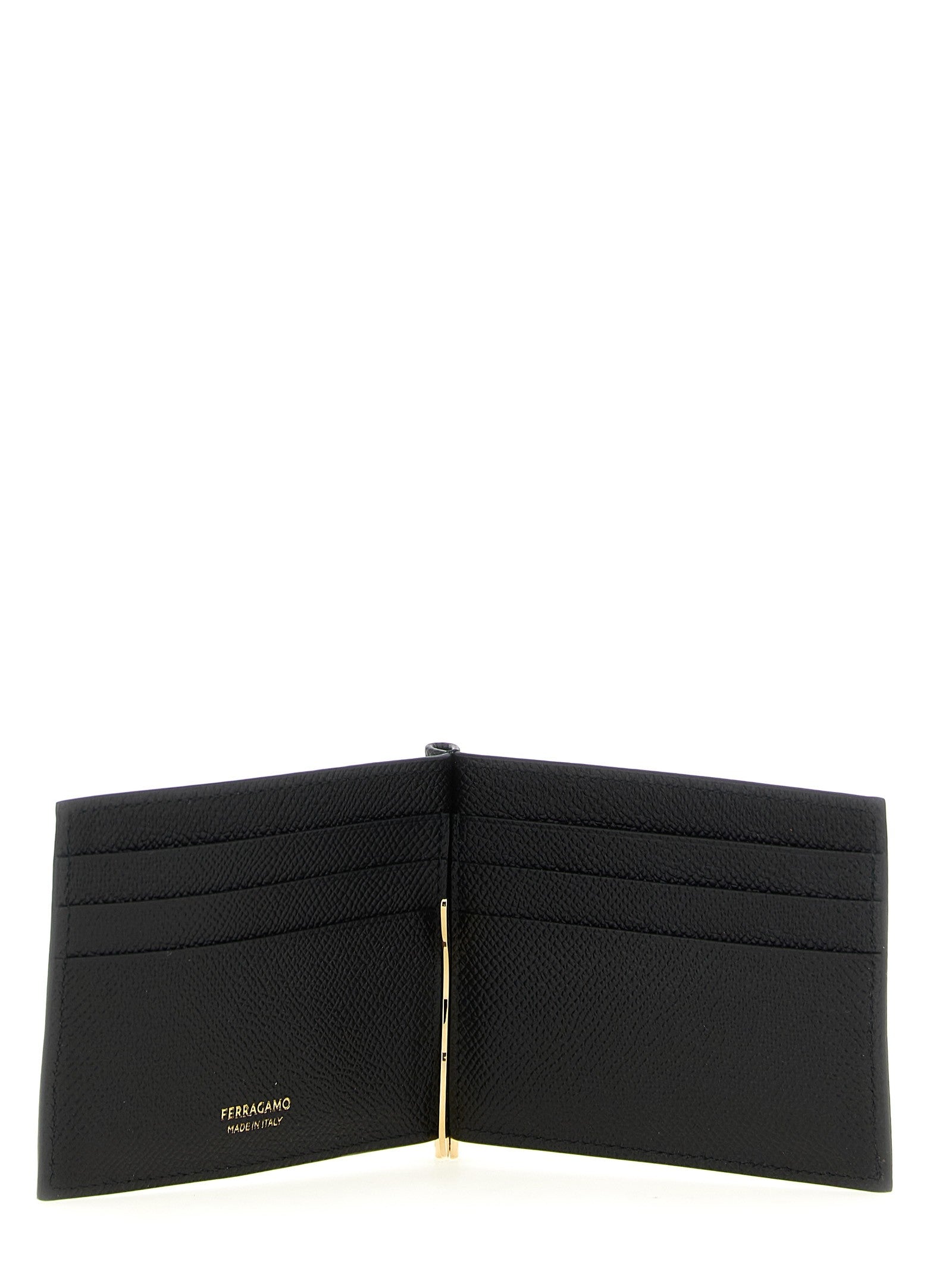 Ferragamo Gancini Wallet Black